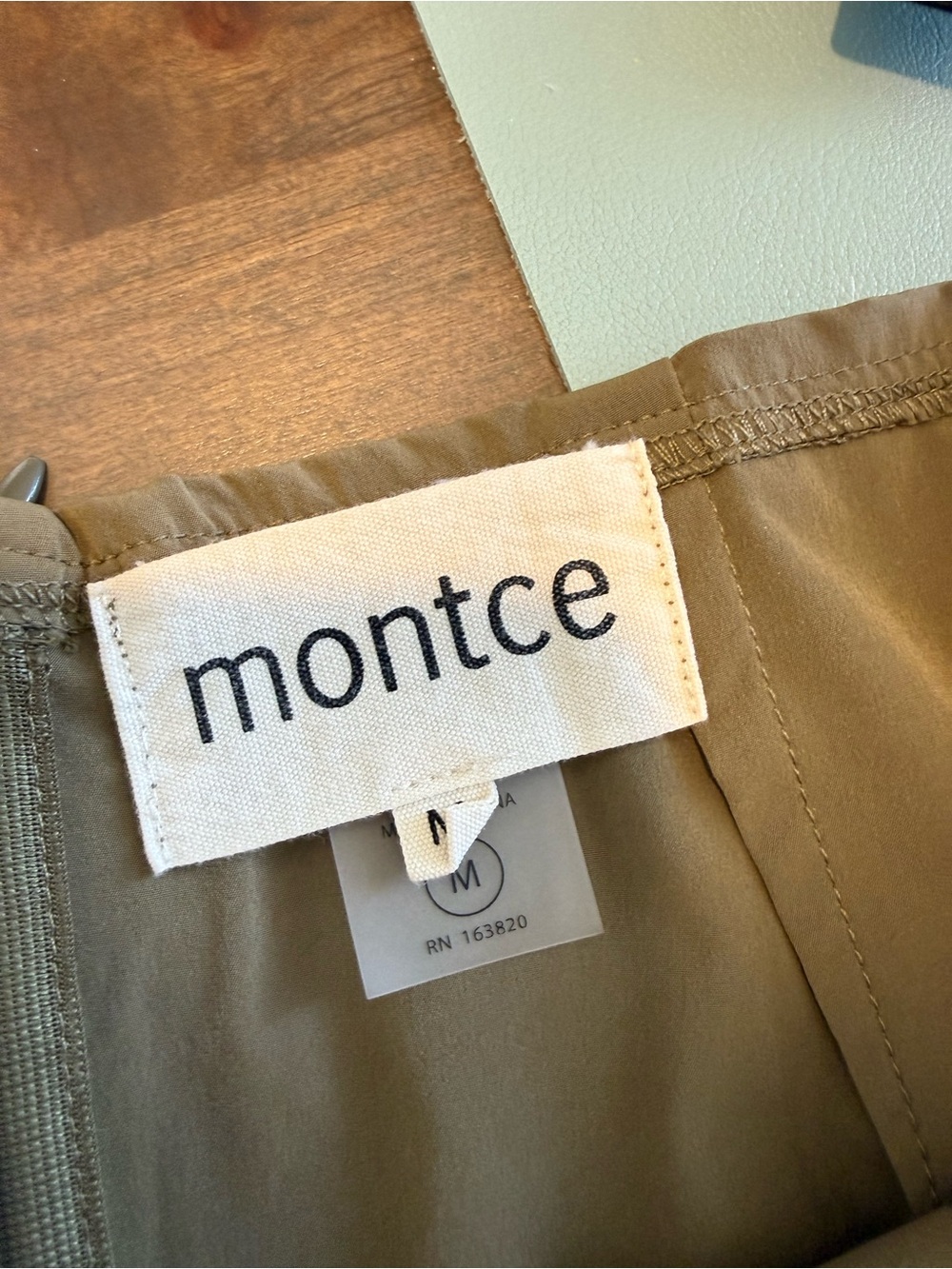 Montce Olive Cargo Mini Skirt – Size M - Picture 8 of 10